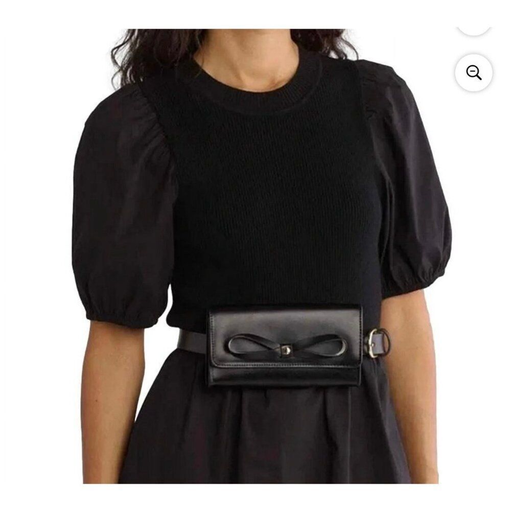 Kate Spade New York Women's Adjustable Black Belt / Crossbody Bag - Picture 2 of 14